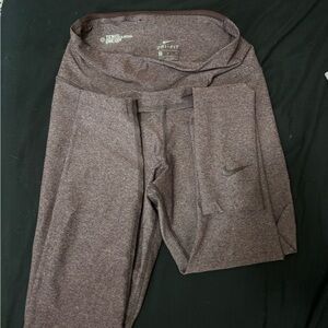 Nike Dri-Fit Maroon Leggings
